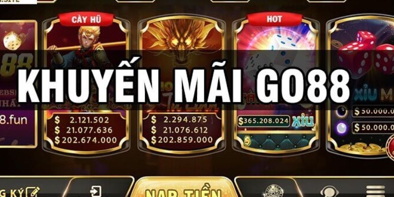 Khám phá thiên đường khuyến mãi Go88 tại cổng game