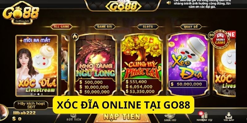 Mô tả sơ lược về cách chơi xóc đĩa tại Go88